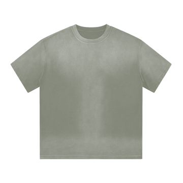 “I” Shaped Monkey Washed Drop Shoulder T-Shirt - 300 GSM