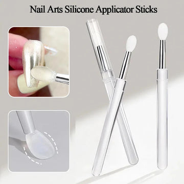 1/3/5pcs Nail Art Silicone Applicator