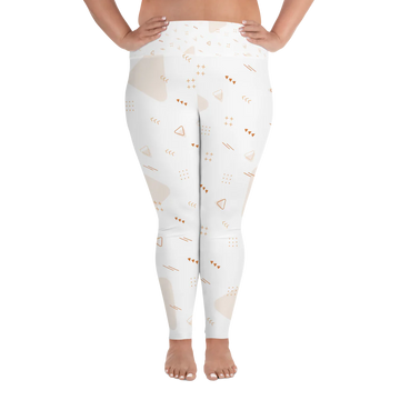 All-Over Print Plus Size Leggings