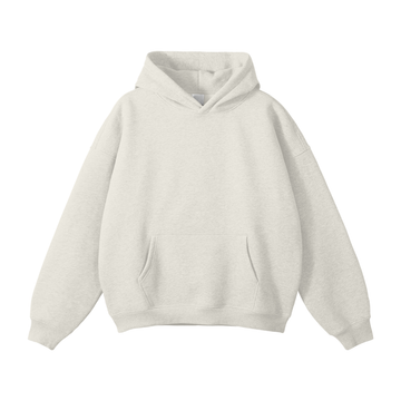 Streetwear Unisex Oversized Solid Color Fleece Hoodie