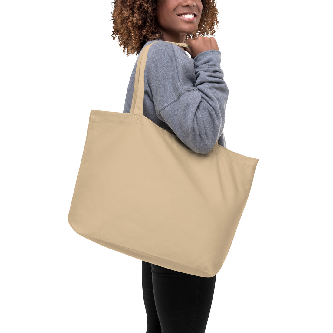 "Fortitude" Large Organic Tote Bag