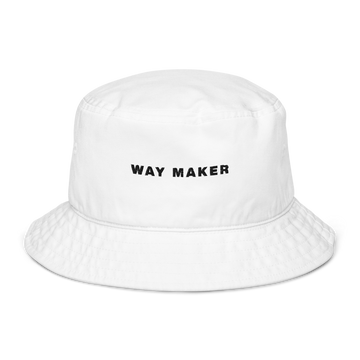 "Way Maker" Organic bucket hat