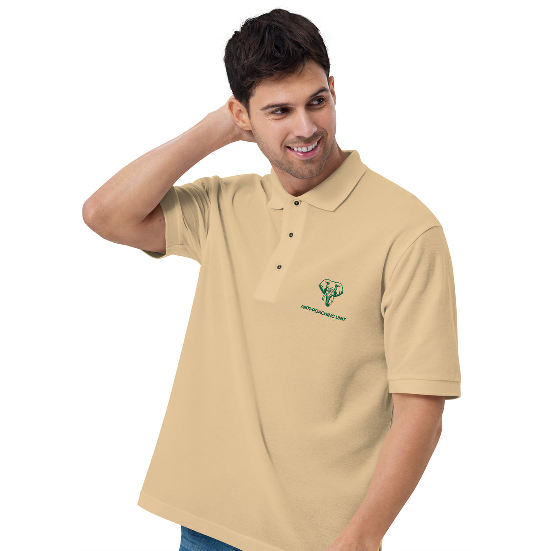 ANTI-POACHING UNIT Men's Premium Polo