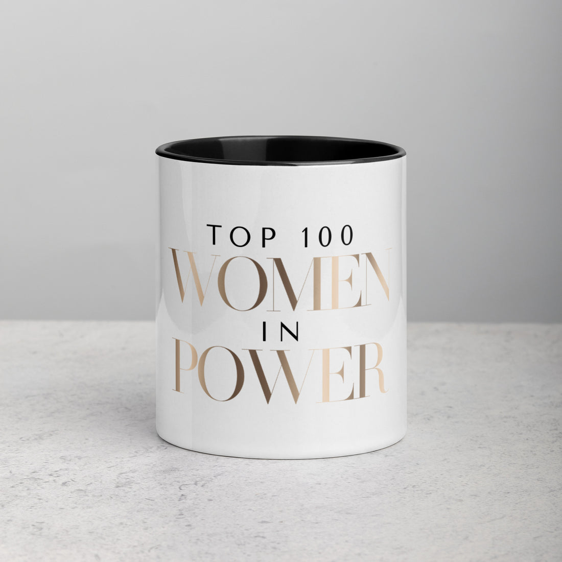 TOP 100 WOMEN IN POWER Mug with Color Inside