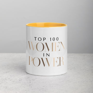 TOP 100 WOMEN IN POWER Mug with Color Inside